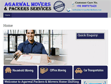 Tablet Screenshot of moverspackerskolkata.com